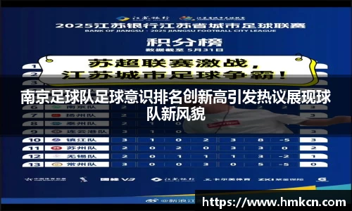 南京足球队足球意识排名创新高引发热议展现球队新风貌